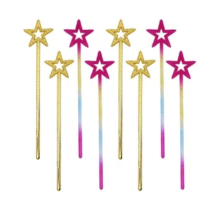  8 Stück Hohlstern Feenstäbe Sternform Zauberstäbe für Kindergeburtstag Halloween - Bild 1 von 12