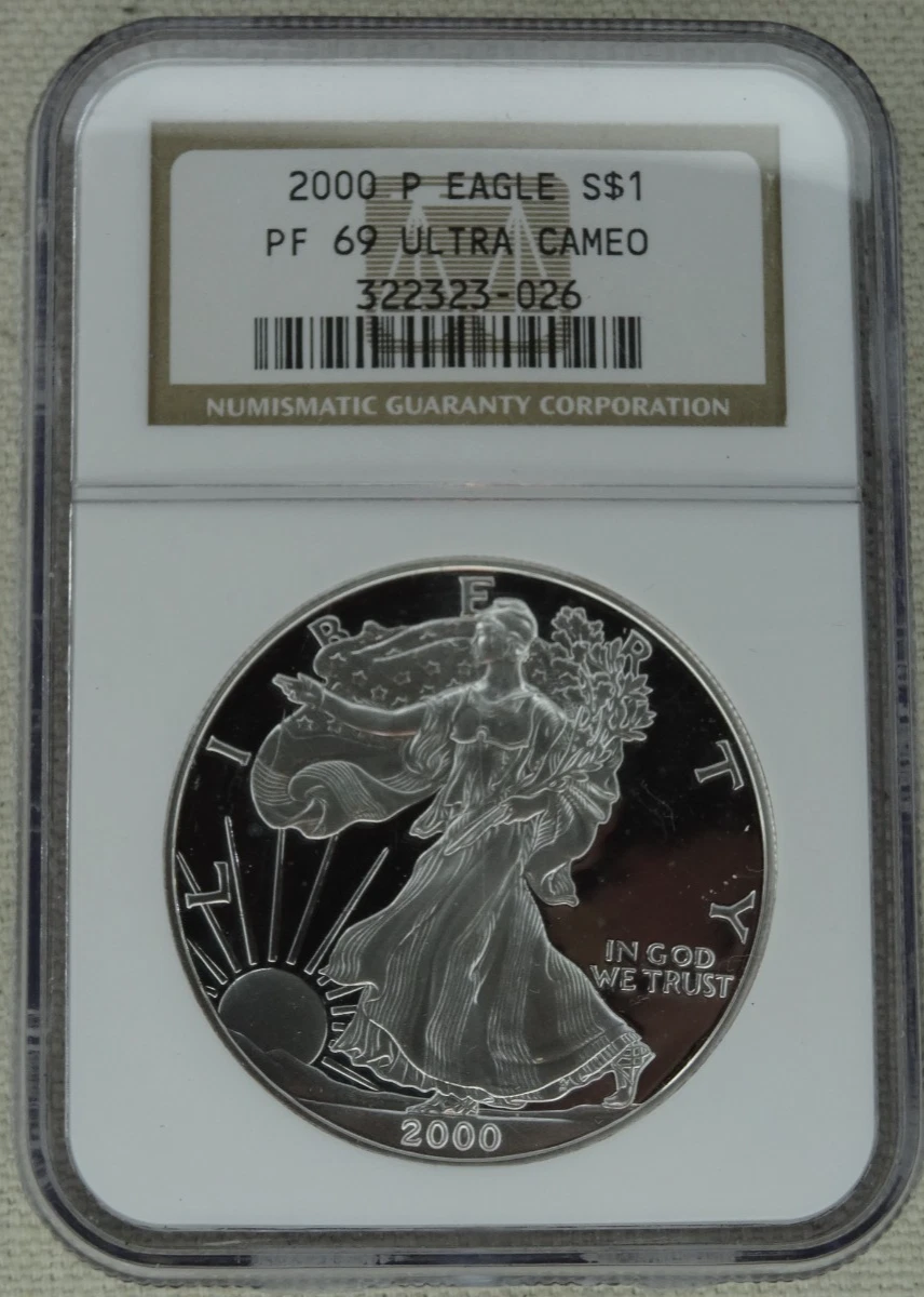 American Eagle PR 69 Graded 2000 Silver Bullion Coins for sale | eBay