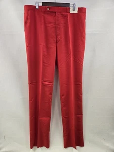 Hose von Kingsridge superfeine Popeline Herren Anzughose rot 42 lang neu mit Etikett - Bild 1 von 21