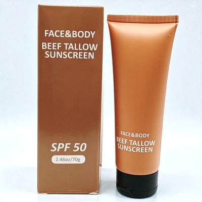 Protector solar de sebo, bloqueador solar natural seguro para arrecifes cara cuerpo carne sebo, no graso Foto 1 de 4