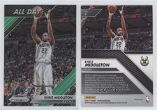 2016-17 Panini Prizm All Day Green Prizm Khris Middleton #3