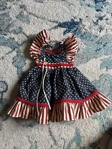 Zartes Herz Schatzmeister Bären Kleid Patriotisches Outfit - Bild 1 von 14
