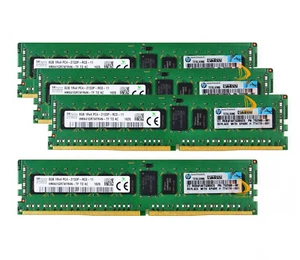SK Hynix 4x 8GB 1RX4 PC4-2133P-R 2133MHz 288Pin ECC REG Registered Server Memory - Picture 1 of 13