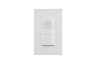 IR-Tec LBS-700NW WallSenzr Smart Home Wall Switch Single Pole 120/277VAC White - Image 1 of 4