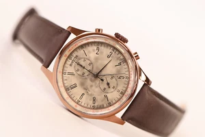 INVICTA Vintage Men 44mm Stainless Steel Brown Beige dial VK61 Quartz - Picture 1 of 8