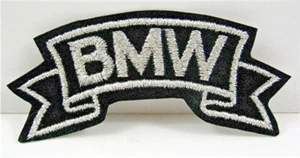 Vintage BMW Sew On Embroidered Motorcycle / Car Patch Old Unused Store Stock - Picture 1 of 1