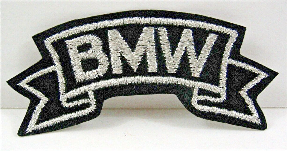 Vintage BMW Sew On Embroidered Motorcycle / Car Patch Old Unused Store Stock - Image 1 of 1