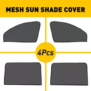4PCS Front Car Rear screen Window Sun Mesh Shade Cover Windshield Visor Sunshade - Picture 1 of 11