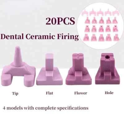 Clavijas rosas de cocción de cerámica dental laboratorio dental para bandeja de horno corona de porcelana única Foto 1 de 4