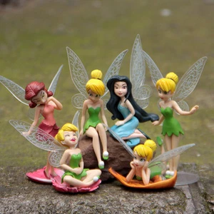 Tinkerbell Tinker Bell Fairy Girls Dolls 6pcs Figures Cake Topper Party Toy Gift - Picture 1 of 3