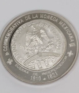 1976 MEXICO PROOF LIKE UNCIRCULATED SILVER COIN SOCIEDAD NUMISMATICA DE MEXICO - Picture 1 of 3