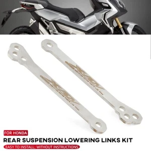 For HONDA X-ADV 750 XADV 750 2017-2024 Rear Suspension Lowering Links Kit Silver - Picture 1 of 11