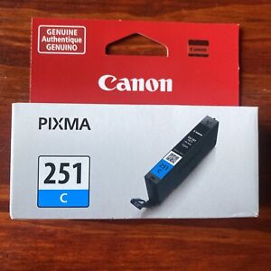 Genuine Canon Pixma 251 C CLI-251C Ink Cartridge - Cyan New in Box