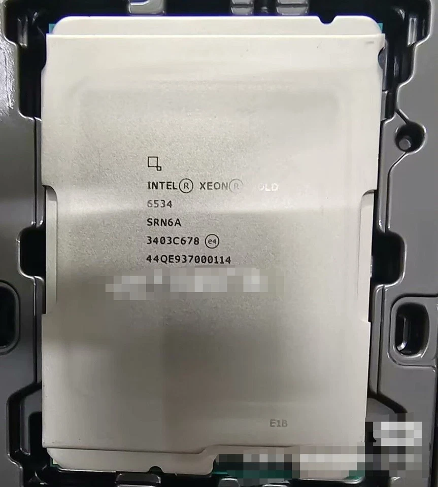 Intel Xeon Gold 6534 LGA-4677 2S Server CPU Processor 3.90GHz 8-Core 22.5MB 195W - Image 1 of 1
