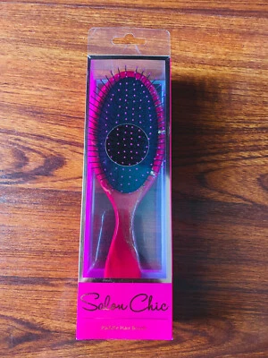 Cepillo de pelo de paleta rosa oscuro cerdas flexibles suaves puntas de bola NUEVO Foto 1 de 4