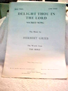 BLATTNOTEN - FREUDE THOU IN THE HERRN - HERBERT GREB - Bild 1 von 3