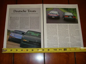 1992 PORSCHE 928GTS vs. 1992 BMW 850i - ORIGINAL ARTICLE - Picture 1 of 2