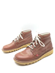 kicKers Kick Hi Botas De Cuero Marrón Para Hombre T.44 US.11 UK.10 - Imagen 1 de 6
