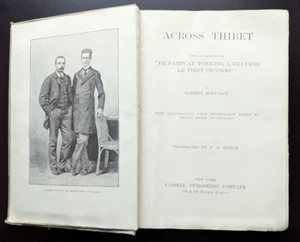 Across Thibet 1892 1st Ed Exploration Travel Tibet China Asia Adventure Rare - Picture 1 of 14