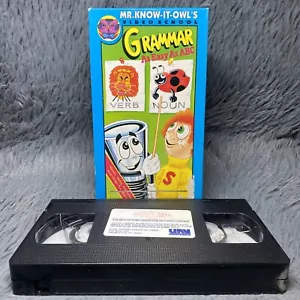 Mr. Know It Owls Video School Grammar Vol. 6 VHS 1989 Educational Rare Movie - Picture 1 of 8