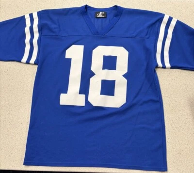 1990s Logo Athletic Indianapolis Colts Payton Manning Football Jersey -VTG Retro - Image 1 of 4