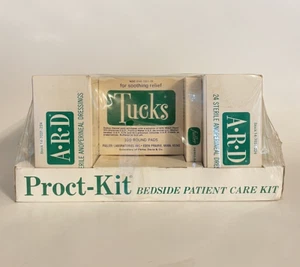Vtg Fuller Proct-Kit Bedside Patient Care Kit Tucks Pads Sterile Dressings NOS - Picture 1 of 5