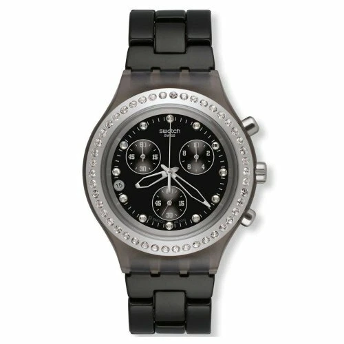 Swatch Full Blooded Chrono Black Dial Aluminum Quartz Ladies Watch SVCM4009AG - Image 1 of 1
