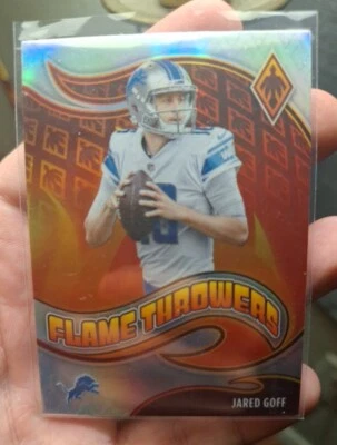 2021 Panini Phoenix - Flame Throwers #FT-23 Jared Goff - Image 1 of 2