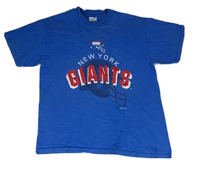 VTG 90s New York Giants 1993 Champion Single Stitched T-Shirt Sz L USA Made - Picture 1 of 6