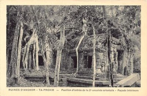 Cambodia - Ruins of Angkor - TA-PROHM - Pavilion entry - Publ. Nadal - - Cambodg - Picture 1 of 2