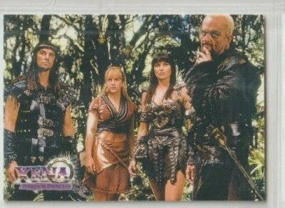 Tarjeta coleccionable Topps Xenia Warrior Princess 1998 programa de televisión #52 Lucy Lawless Foto 1 de 2