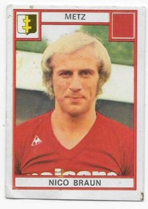 "Football 1976" No. 135 Panini Collection Vignette - Nico Braun (FCM)