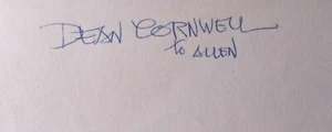 SELTENE ALBUMSEITE SIGNIERT VOM BERÜHMTEN ILLUSTRATOR "DEAN CORNWELL". LEBENSLANGES ECHTHEITSZERTIFIKAT. - Bild 1 von 4