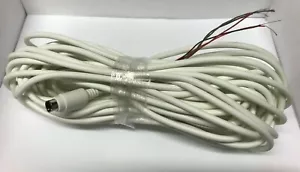 SVHS S-Video 4 Pin Mini Din Male to Unterminated Cable White 14.7m - Picture 1 of 4