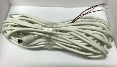 SVHS S-Video 4 Pin Mini Din Male to Unterminated Cable White 14.7m - Image 1 of 4