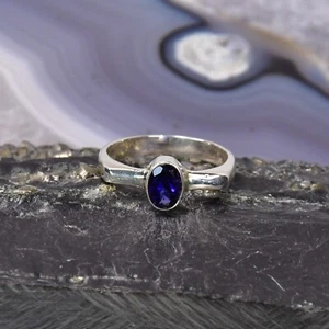 Iolith Ring, 925er Silber, Edelsteinring (22967), Cordierit, Edelsteinschmuck - Bild 1 von 1