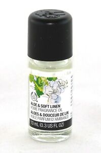 Aloe Soft Linen Home Fragrance Oil The Body Shop 0.3oz NEW cotton freesia lily