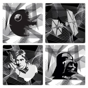 Star Wars Plates No. 4 Design Melamine Dinnerware UndergroundToys Rare - Picture 1 of 3