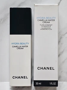 Chanel Hydra Beauty CAMELLIA WATER CREAM Illuminating Hydrating Fluid (1 oz.) - Picture 1 of 6