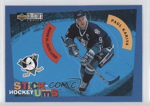 1997-98 Upper Deck Collector's Choice Stick-Ums Paul Kariya #S9 HOF