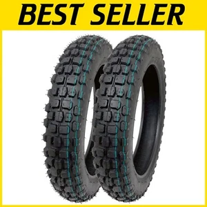 Set of 2 Knobby Tire 3.00-10 - All-Season Dirt Bike Performance Tires - Bild 1 von 7