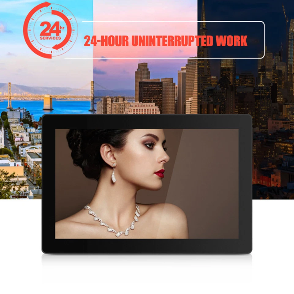 US 10.1 In Industrial Large Android Tablet Waterproof Tablets PC Wall Mount Wifi - Image 1 of 4