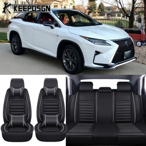 For Lexus RX 350 Luxury Car Seat Cover PU Cushion w/ Pillows 5-Seater 2-Seater - Picture 1 of 90