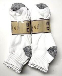 12 Pair Men's Solid White Cushioned Work /Sport Ankle Sock Size10-13, USA.