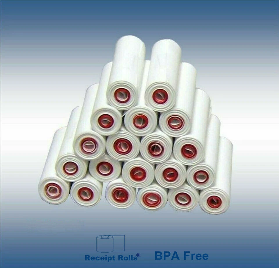 RECEIPT ROLLS 2 1/4" x 16' BPA Free Thermal Paper Rolls Poynt Smart Terminal Printer - 50 rls