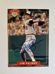 JIM PALMER 1994 Nabisco All-Star Legends Auto Signed Card Baltimore Orioles
