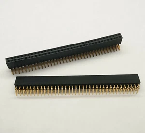 2 Stk. Stiftleiste 72 polig Buchse (2x36) zweireihig rechtwinklig 2,54mm - Bild 1 von 1