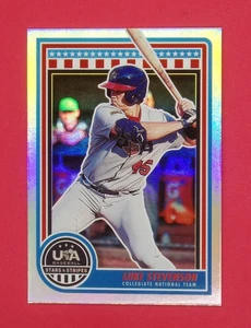 Luke Stevenson 2025 Panini Stars-Stripes USA Baseball Refractor Rookie #71 - Foto 1 di 2