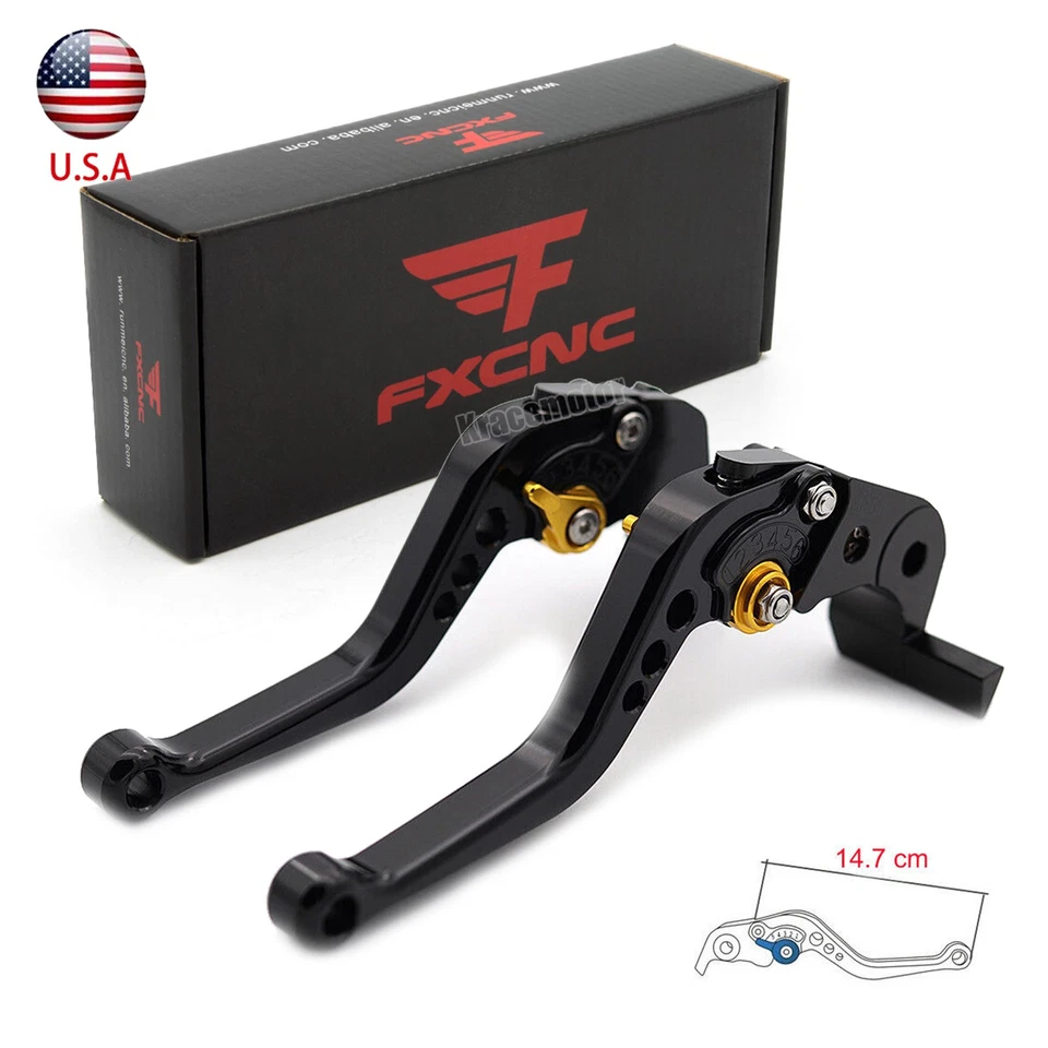 For Honda CBR1000RR/FIREBLADE 2004 2005 06-2007 CNC Clutch Brake Levers Short US Foto 1 de 4