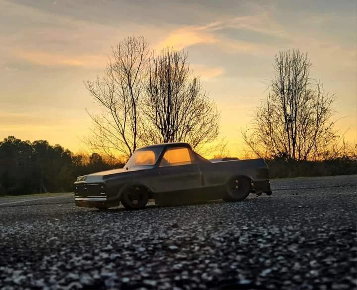 DR10 1:10 Orange RC Drag race car   - Image 1 of 1